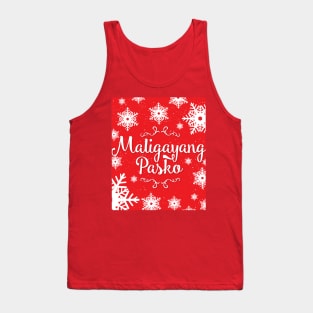 Maligayang Pasko v2 Red Series Tank Top